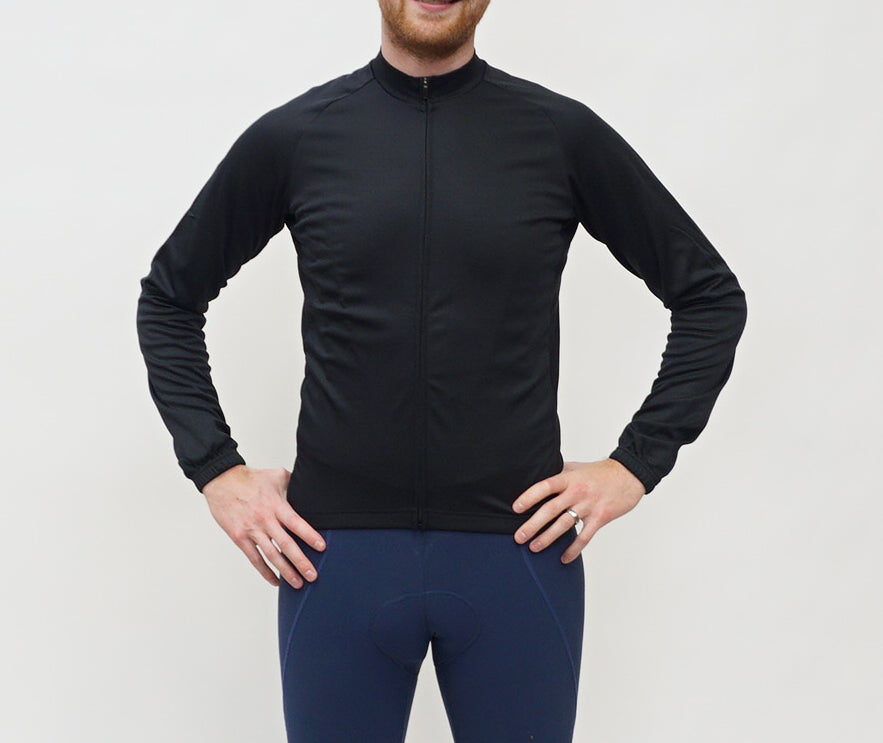 Premium Black Winter Jersey - Warm & Comfortable Cold Weather Pullover for Men & Women - Perfect for Skiing, Snowboarding & Outdoor Activities