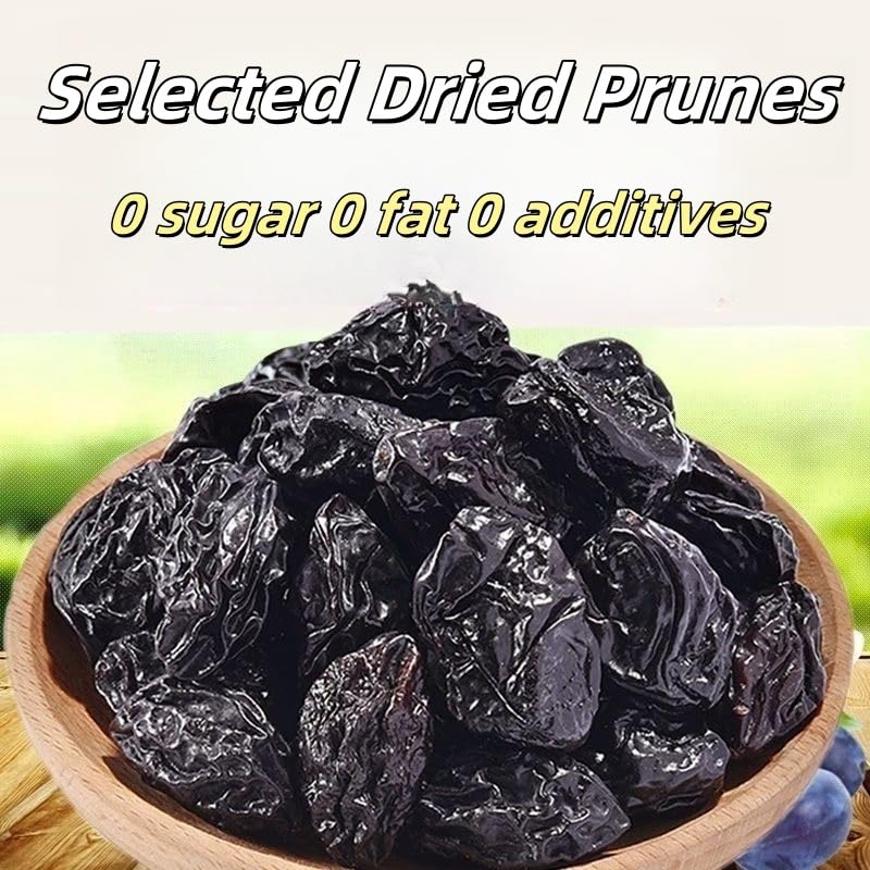 Organic Dried Plums No Sugar Added | Vegan, Gluten-Free, Kosher Certified | 100% Natural Prunes Snacks | 11.5oz (328g) Resealable Bag | Perfect for Healthy Snacking, Baking & Trail Mixes