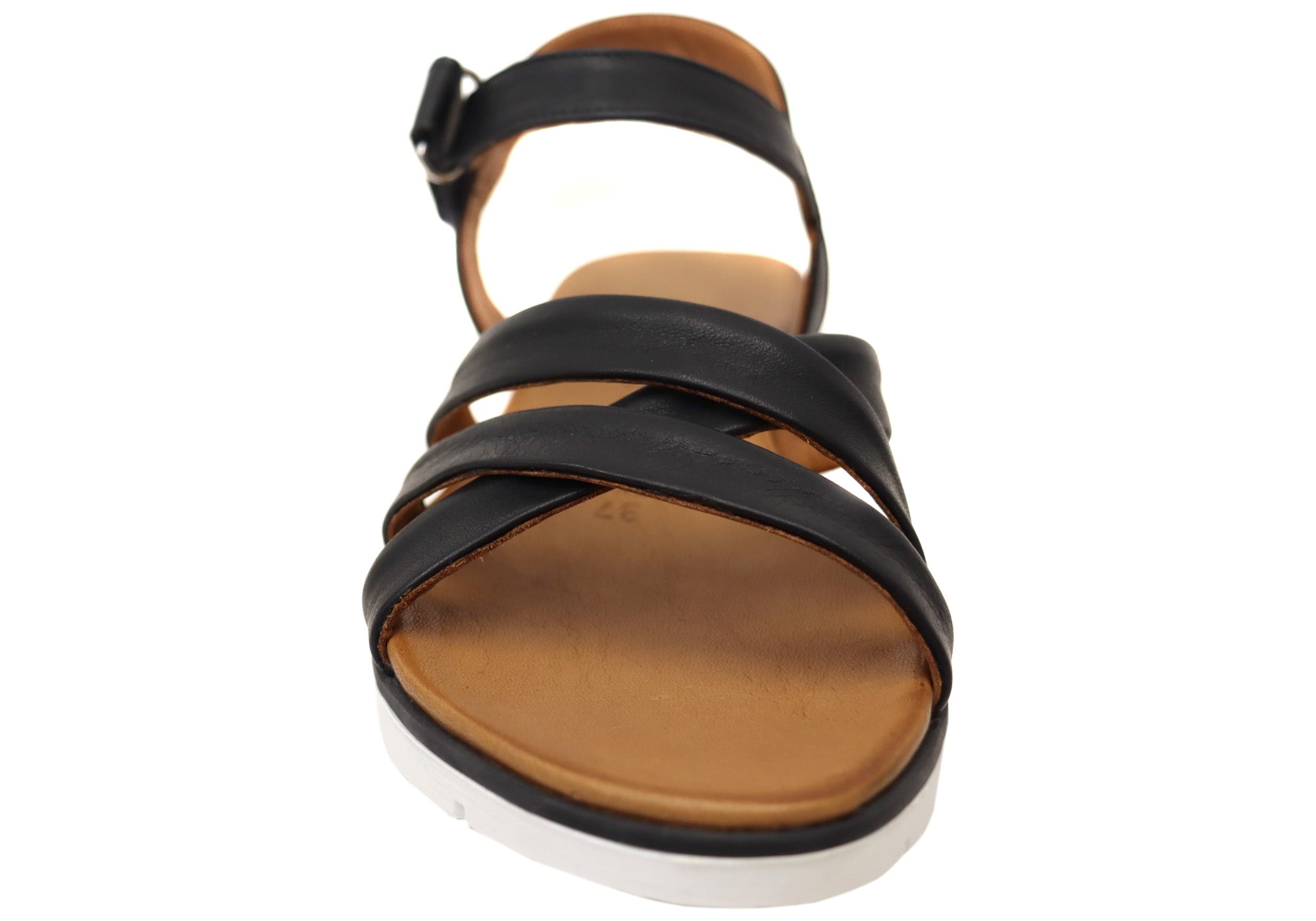 Orizonte Sangria Women's Comfortable European Leather Sandals - Stylish Summer Casual & Beach Walking Shoes for Vacation & Outdoor Activities