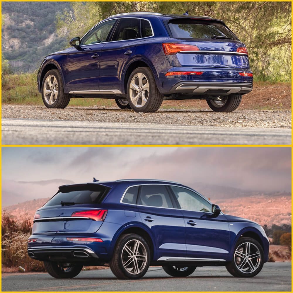 2018-2021 Audi Q5 Rear Bumper Reverse Tail Light Fog Lamp (5-Hole Type) - Enhanced Visibility & Safety for Night Driving & Parking