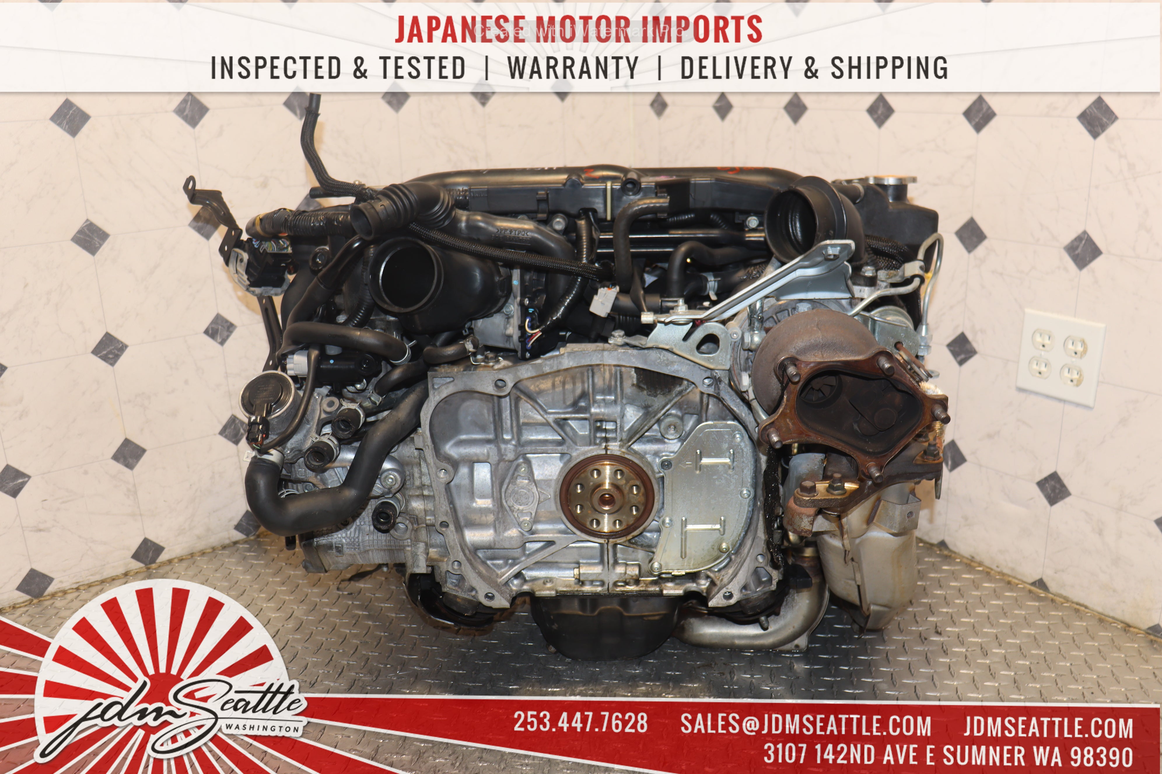 JDM EJ20Y DUAL AVCS 2.0L Engine for 2008-2014 Subaru Impreza WRX & Forester - Direct Replacement for 2.5L EJ255 - Performance Upgrade for Off-Road & Street Racing