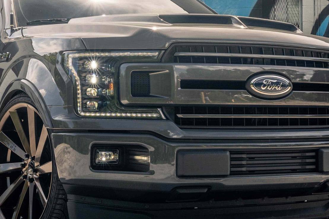 FORD F-150 (2018-2020) XB LED Headlights with White DRL - High Performance Replacement Headlights for Off-Road & Night Driving