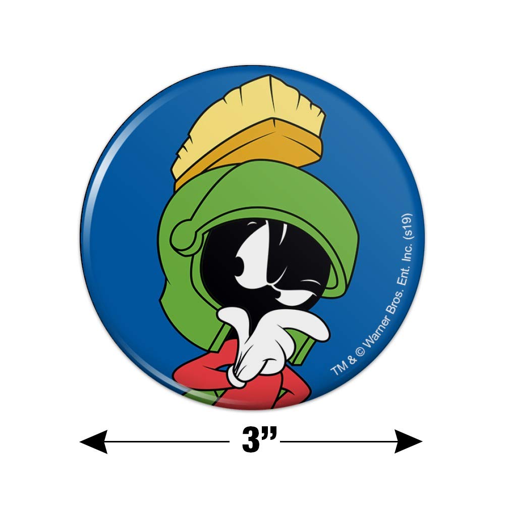 Looney Tunes Marvin The Martian Refrigerator Magnet - Funny Kitchen Decor for Fridge, Lockers & Office - Perfect Gift for Cartoon Fans & Home Organization