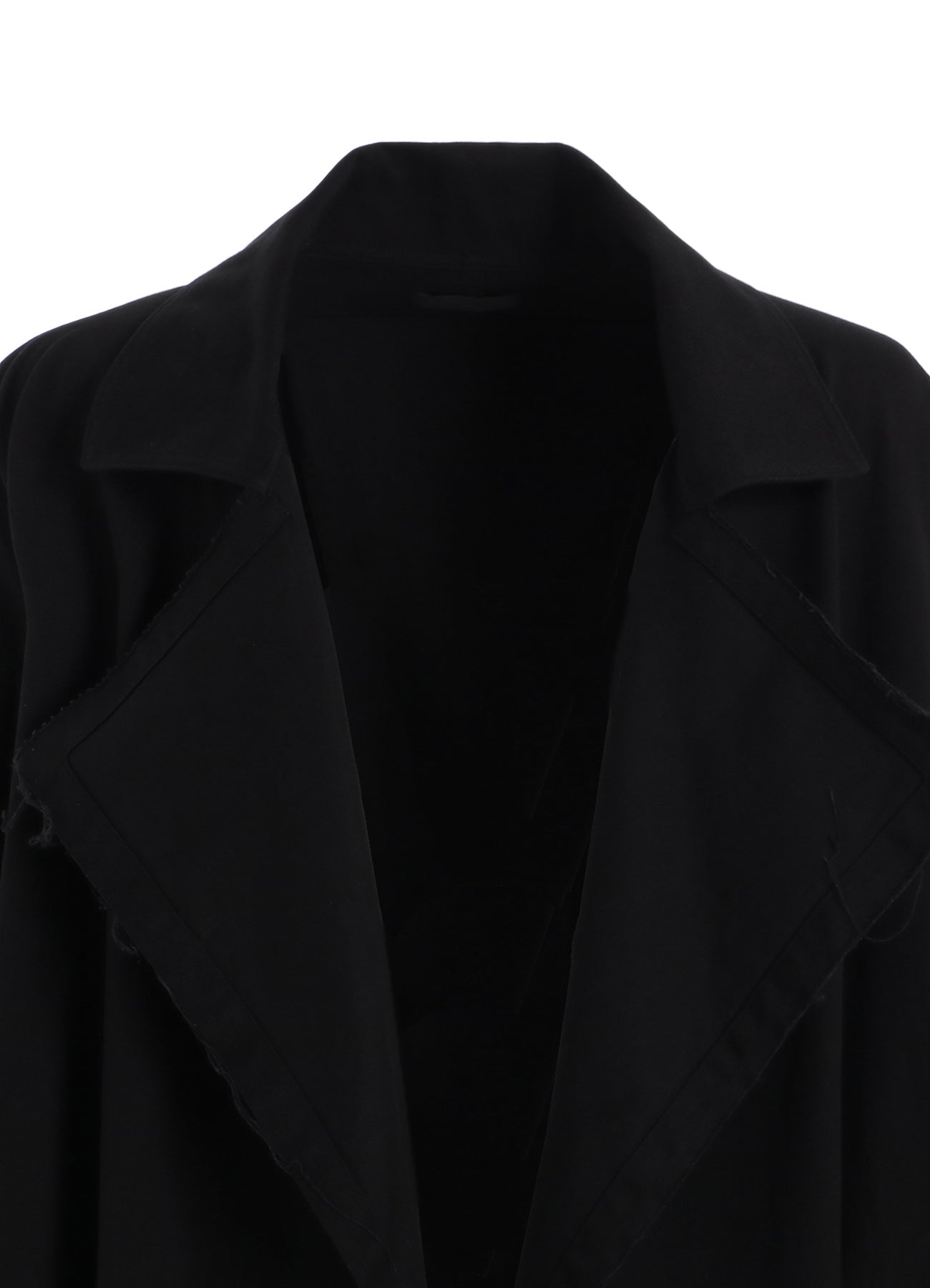 COTTON DRILL CUT OUT DRAPE COAT - Women's Fashion Outerwear for Spring & Fall | Perfect for Office, Date Night & Casual Outings