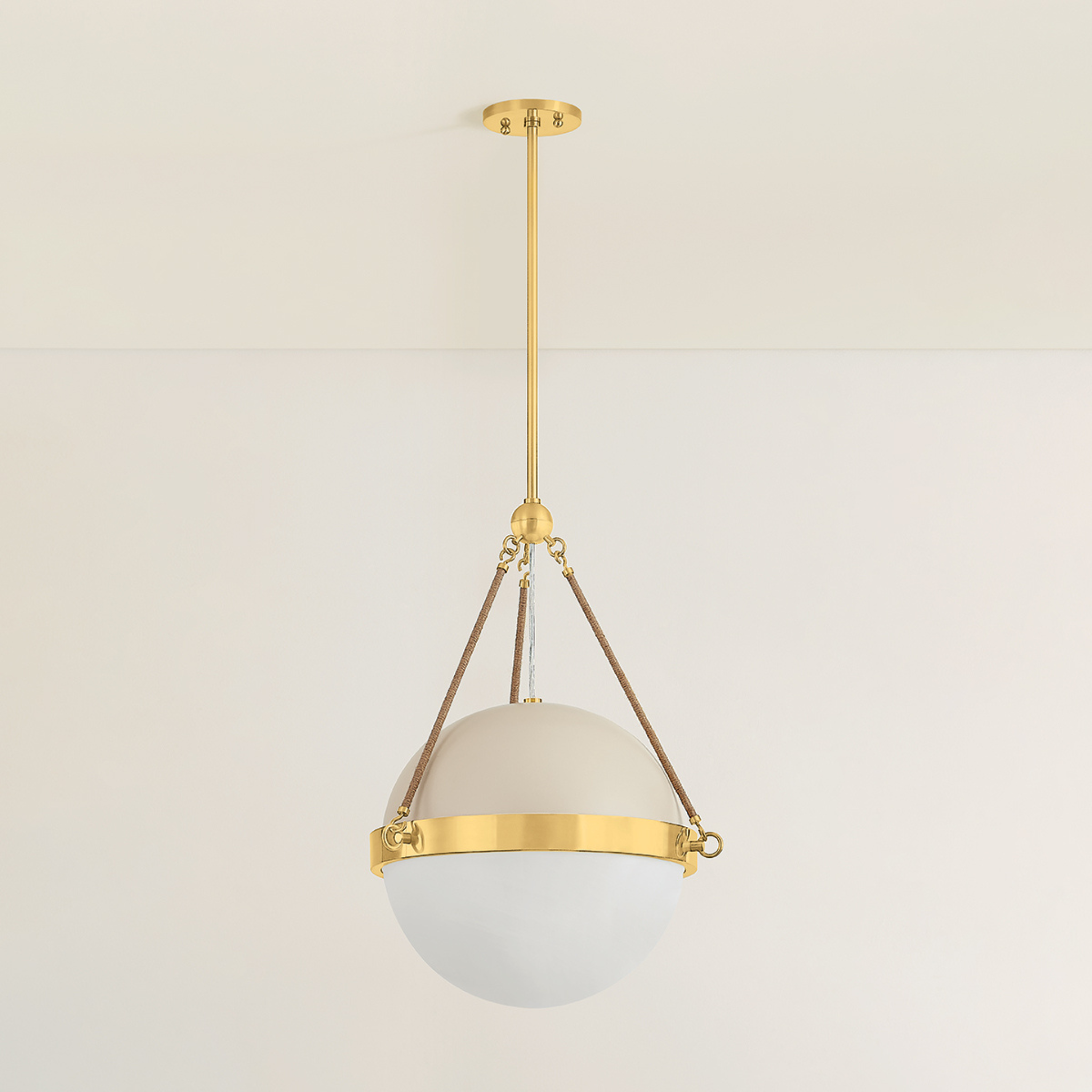 Modern Abbie Pendant Light - Elegant Hanging Ceiling Fixture for Dining Room, Kitchen Island & Bedroom Lighting | Dimmable LED Chandelier