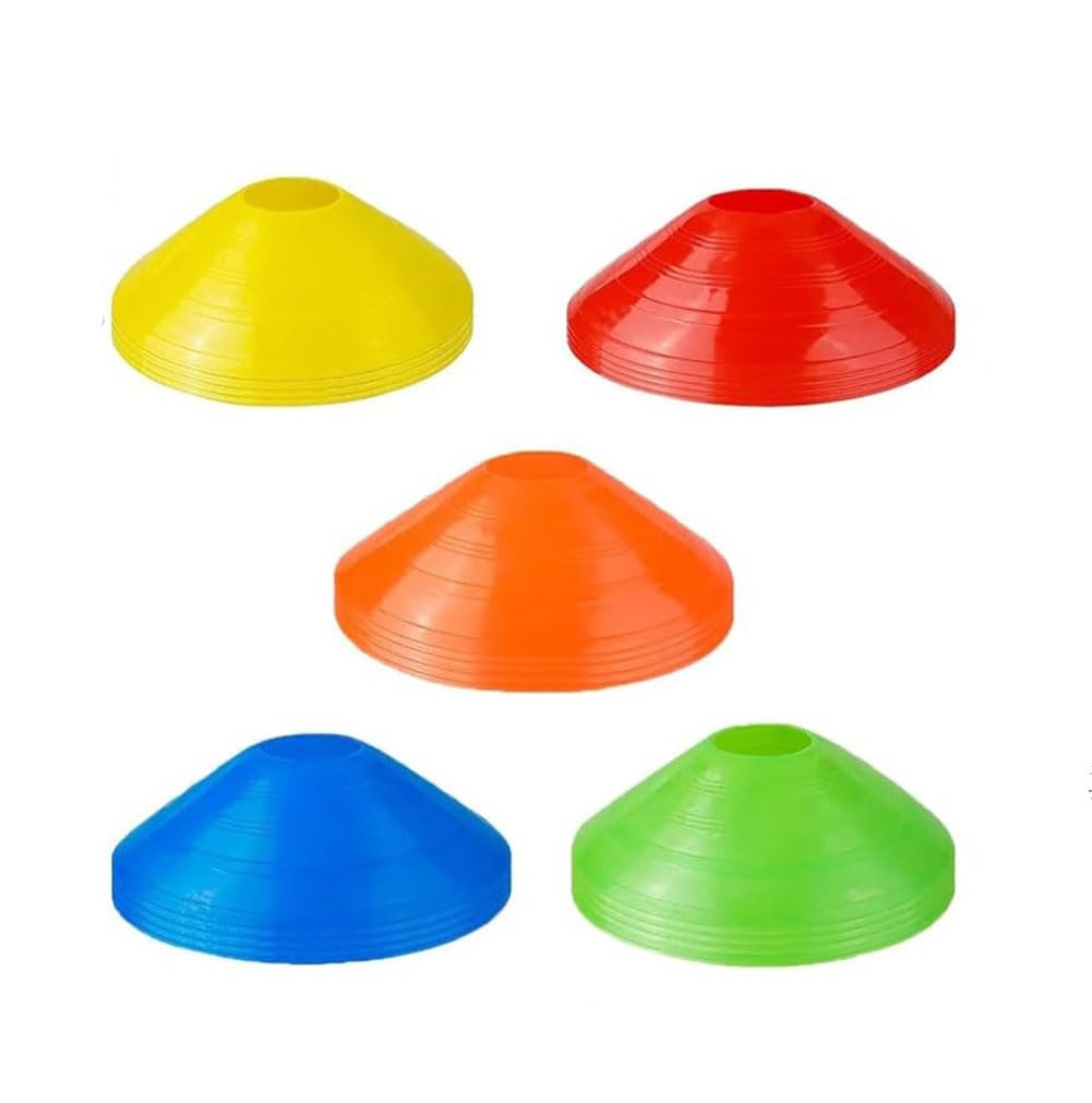 20PCS Soccer Training Cones - Agility Markers for Football, Sports Disc Cones for Soccer Drills, Practice & Outdoor Games - Perfect for Kids, Coaches & Team Training