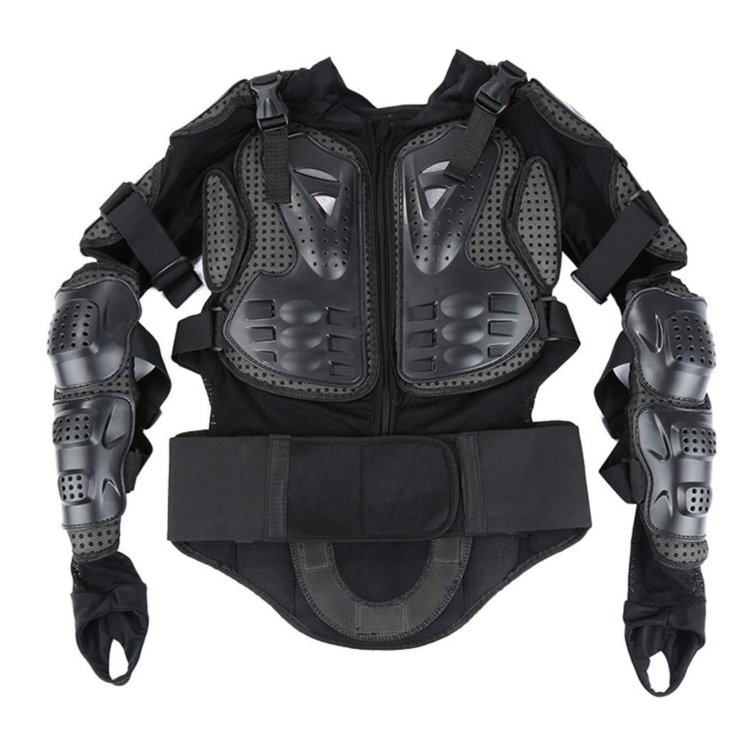 Men's Motorcycle Jacket with Full Body Armor - CE Certified Motocross Racing Gear with Chest & Shoulder Protection for Off-Road Biking & Adventure Riding | Durable Safety Equipment for Street Bikers & Dirt Bike Enthusiasts