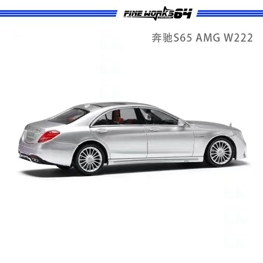 1:64 Mercedes Benz S65 AMG W222 Diecast Model Car - Limited Edition Collectible Toy for Adults & Kids - Perfect for Display, Gifts, and Car Enthusiast Collections