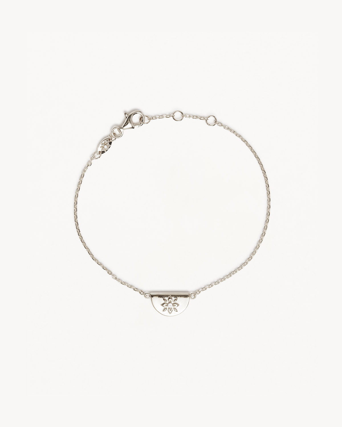 Elegant Sterling Silver Lotus Bracelet for Women - Perfect for Yoga, Meditation & Boho Fashion