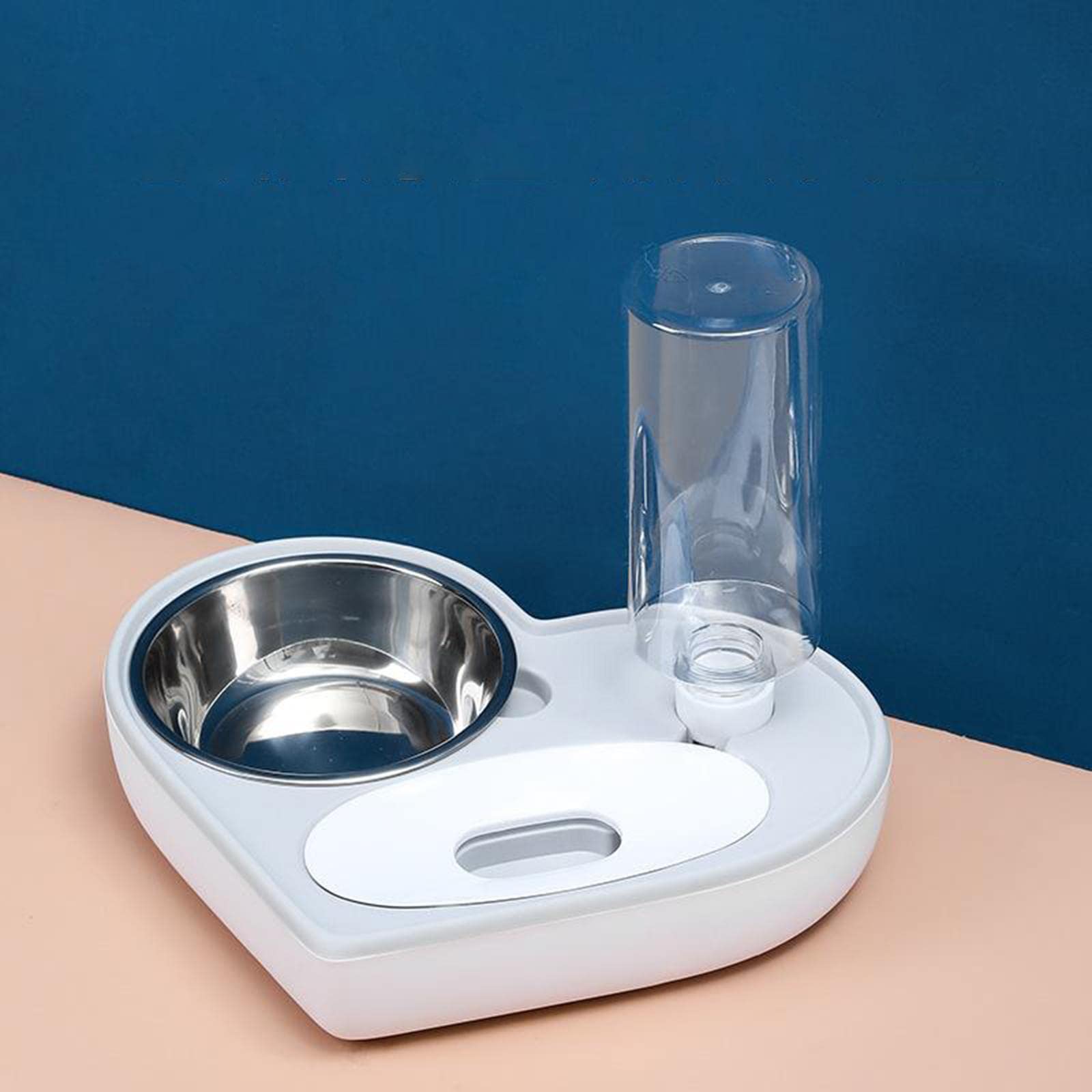 Lyla Automatic Pet Cat Dog Food and Water Bowl Set - Smart Water & Food Dispenser for Cats & Dogs, Perfect for Home, Office, or Travel Use