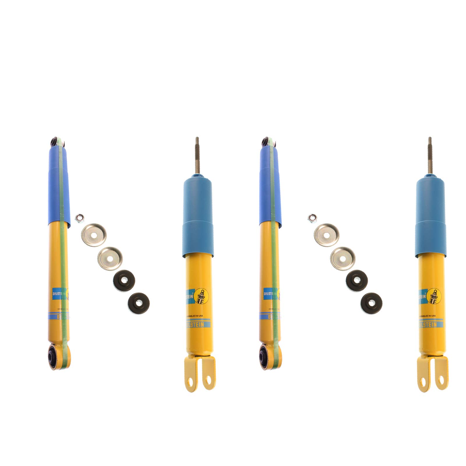 Bilstein B6 4600 Monotube Gas OEM Shocks Set for 1999-2006 GMC Sierra 1500 4WD - Heavy Duty Performance Shocks for Off-Roading, Towing & Daily Driving