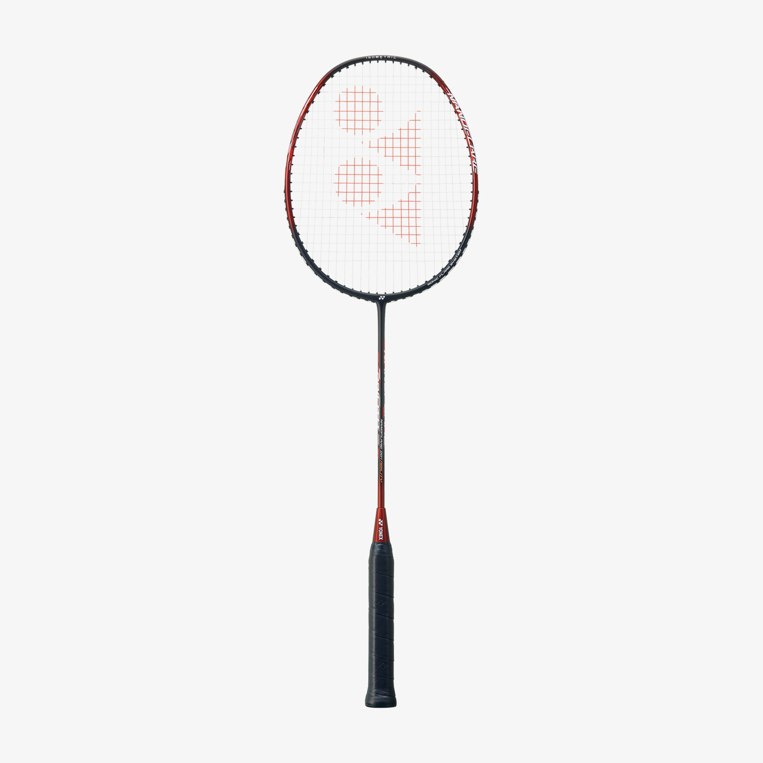 Yonex Nanoflare 001 Badminton Racket (Black/Red) - Pre-Strung with High-Quality Strings | Perfect for Professional Players & Tournament Games