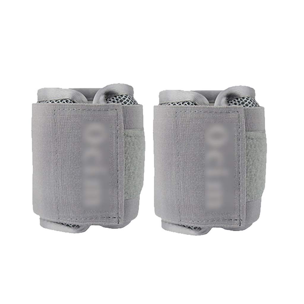 Adjustable Ankle & Arm Weights 1.5kg Set for Strength Training, Fitness Walking, and Weight-Bearing Exercises - Perfect for Home Workouts, Jogging, and Physical Therapy (Gray)