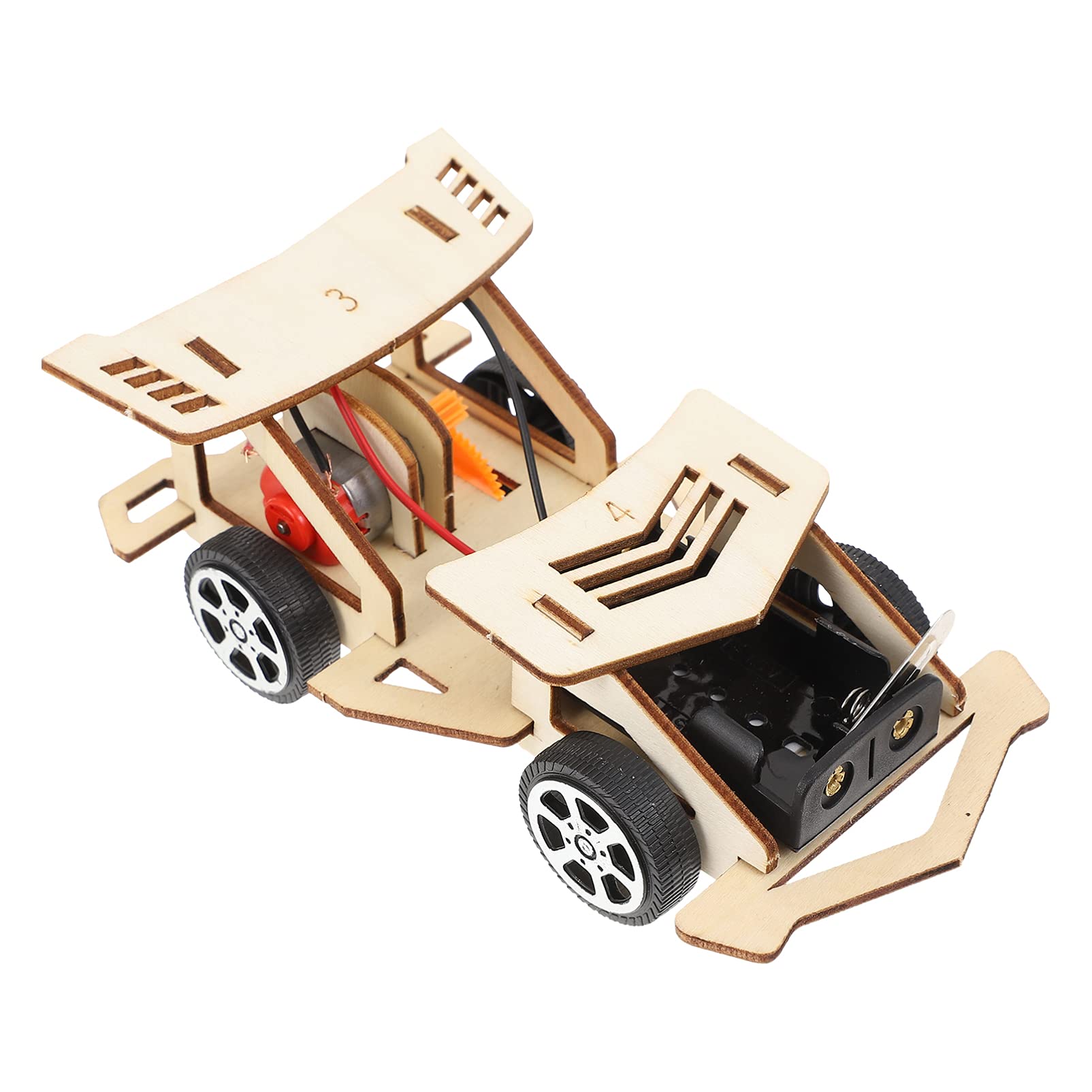 2 Sets DIY 3D Wooden Racing Car Model Kits - Realistic Puzzle Toys for Kids & Adults, Brain Teaser & STEM Educational Toy for Car Enthusiasts - Perfect for Family Bonding, Birthday Gifts and Home Decoration
