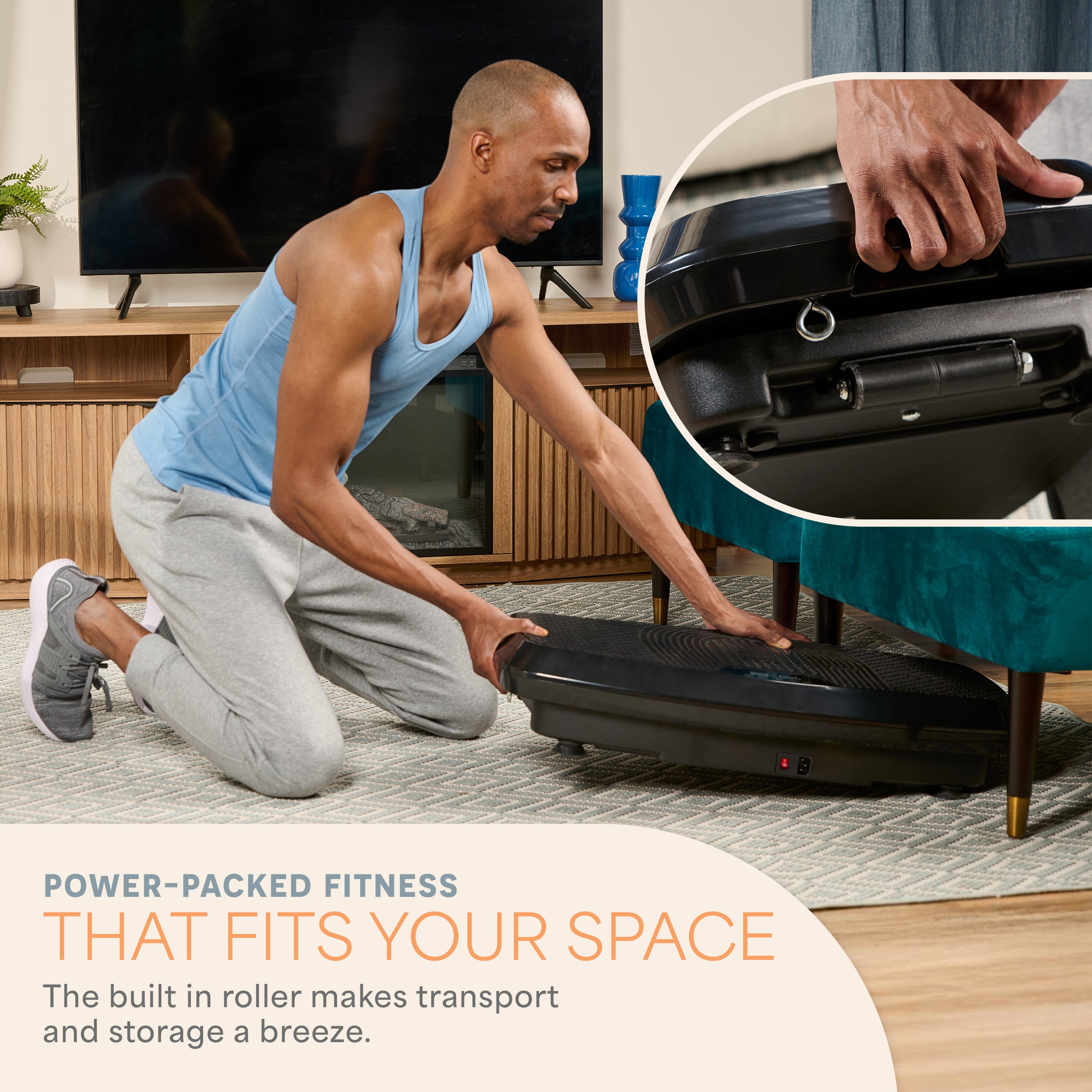 Hovert 3D Vibration Plate Machine - Whole Body Workout Equipment for Weight Loss & Muscle Toning | Home Gym Fitness Machine for Women & Men | Perfect for Home Exercise, Physical Therapy & Recovery
