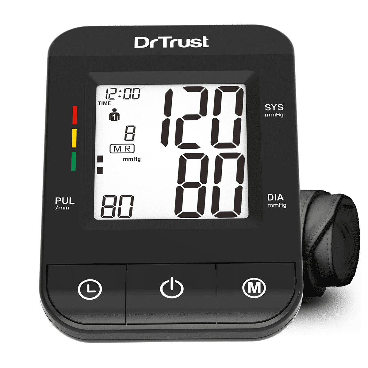 Dr Trust USA Comfort Pro Digital Blood Pressure Monitor - Automatic Upper Arm Cuff (22-42cm) for Home Use | Accurate & Easy Blood Pressure Testing Device | Ideal for Seniors, Hypertension Patients & Health Monitoring