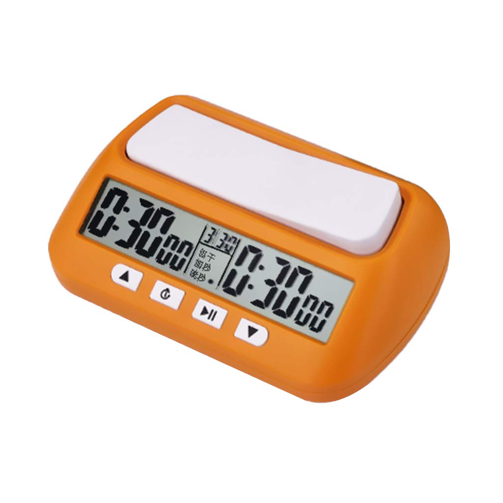 Professional Digital Chess Clock with Count Up/Down Timer - Electronic Board Game Accessory & Bonus Competition Hour Meter - Perfect for Tournaments, Clubs, and Home Play