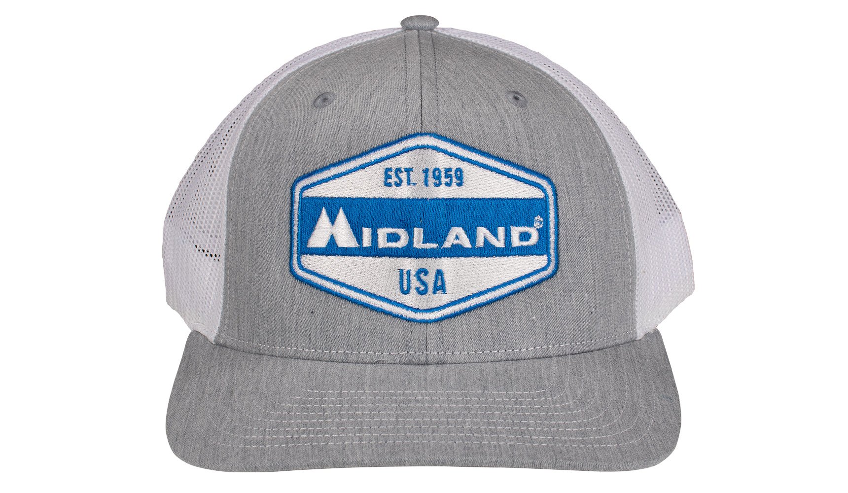 Midland Est. 1959 Crest Hat - Vintage Embroidered Baseball Cap for Men & Women - Perfect for Outdoor Activities, Sports, and Casual Wear