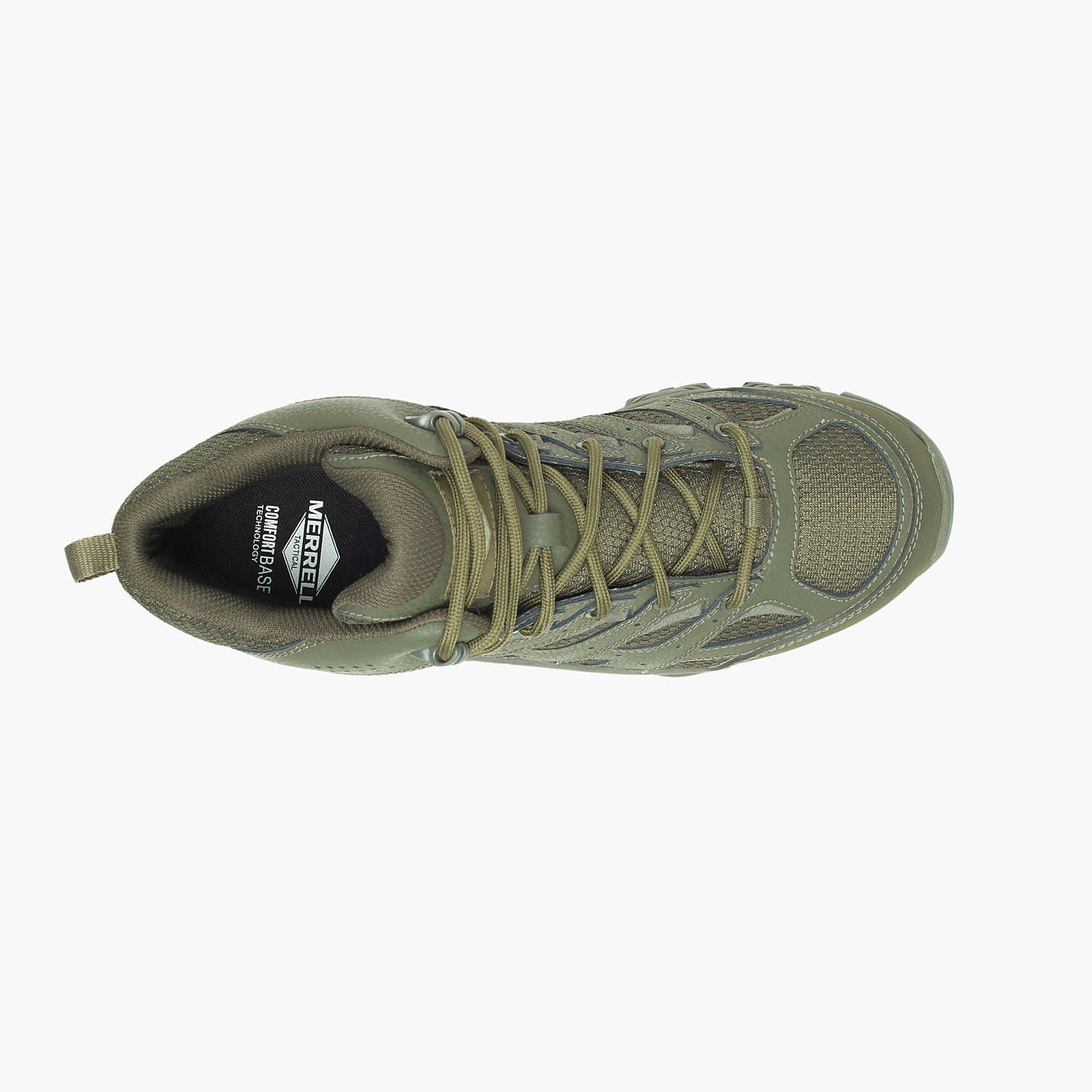 Moab 3 Mid Men's Tactical Work Boots WP - Waterproof Hiking & Outdoor Boots for Men - Tactical Dark Olive - Ideal for Construction, Hunting & Military Use