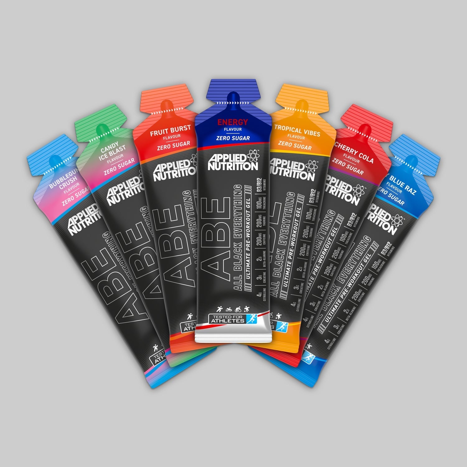 Applied Nutrition ABE Pre Workout Gel - 20 Pack x 60g | Energy Booster for Gym & Fitness | Perfect for Bodybuilding & Intense Training