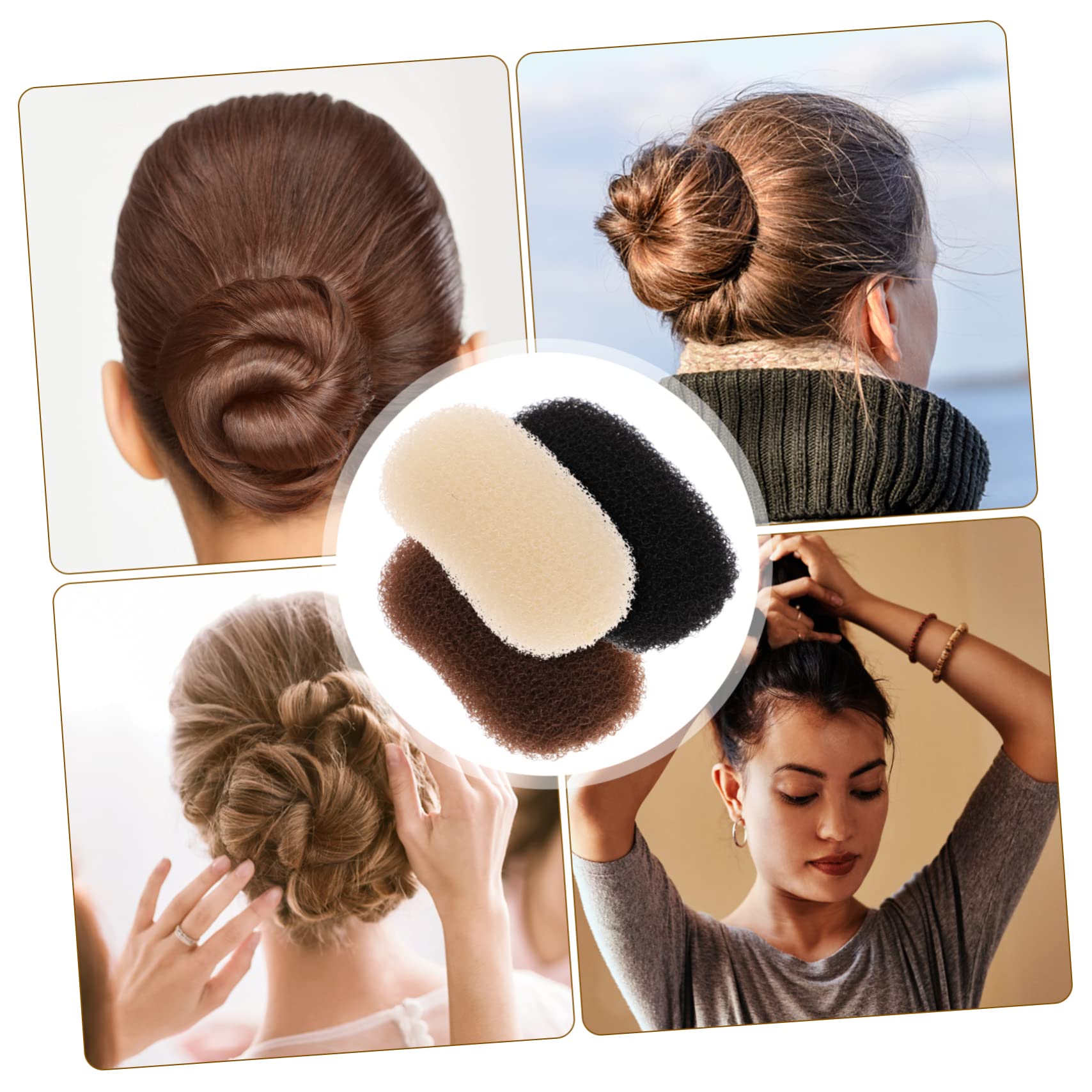 FOMIYES Hair Bump Tool for Women - Elegant Bun Clips for Updos & Volume