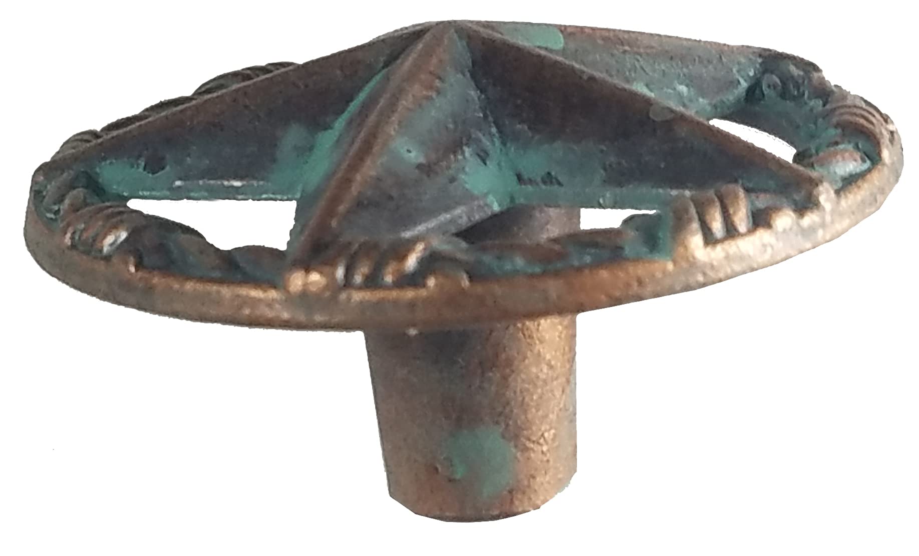 24-Piece Barbwire and Star Knobs Set in Oil Rubbed Brass - Perfect for Cabinet, Drawer, and Furniture Hardware Upgrade
