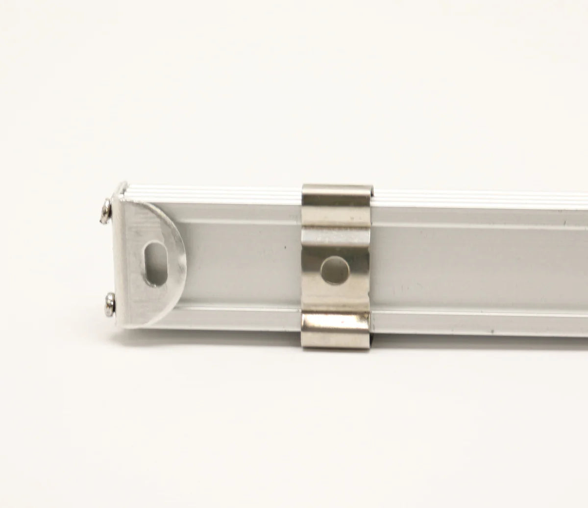 BN250 8 ft Aluminum LED Channel 10 Pack - Surface Mount Rectangular Diffuser for 0.46