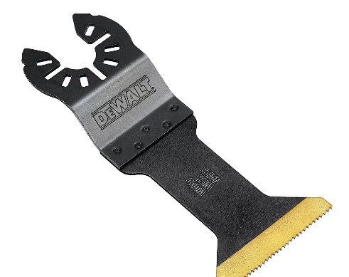 DEWALT DWA4204 Titanium Oscillating Multi-Tool Blade for Wood with Nails - Perfect for Woodworking, Renovation & Demolition Projects