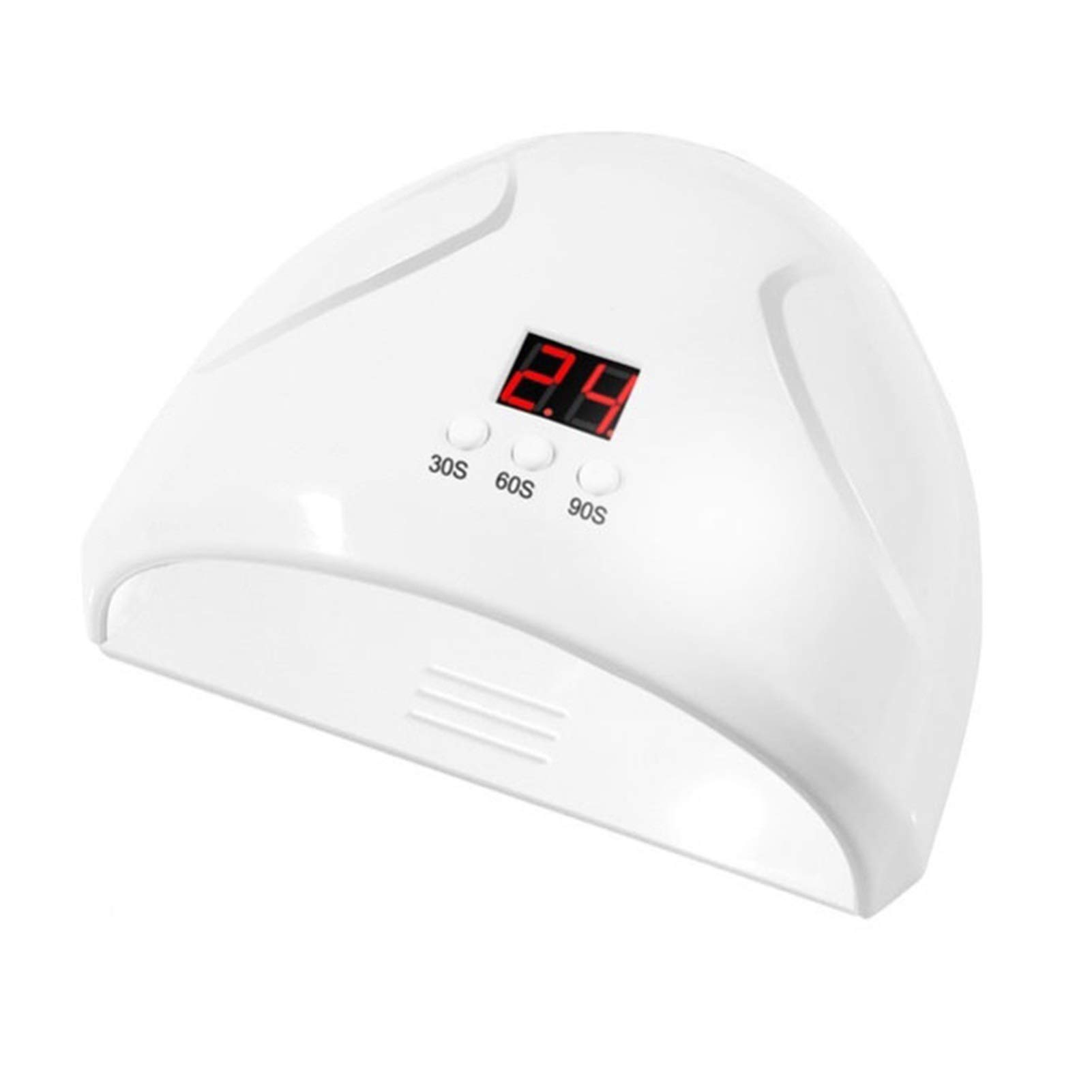 36W LED Nail Lamp with Auto Sensor - Professional Gel Nail Dryer for Gel Polish & Polygel Curing - 3 Timer Settings & LCD Countdown Display (White) | Perfect for Home Manicures & Salon Nail Art