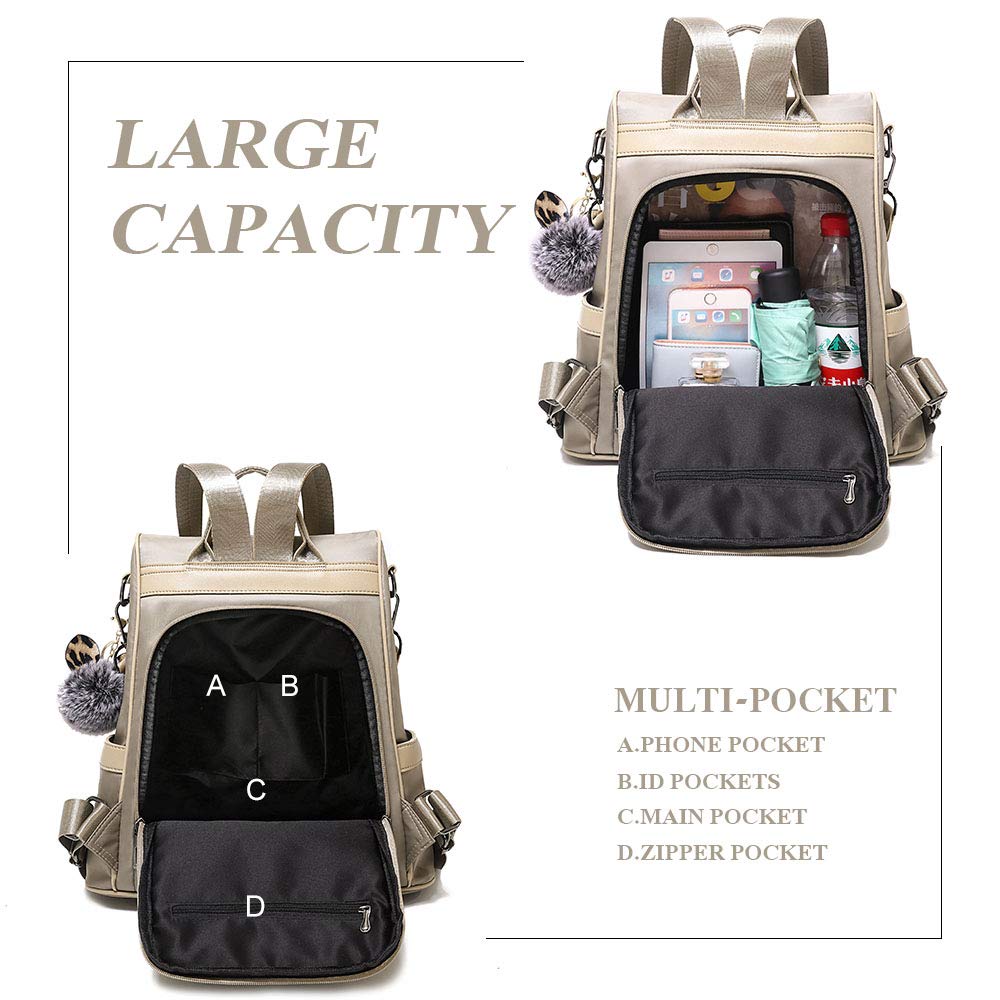Anti Theft Women's Backpack Purse - Lightweight Travel Shoulder Bag Satchel Handbag for Daily Use, Shopping & Commuting | Perfect for Work, College & Weekend Getaways