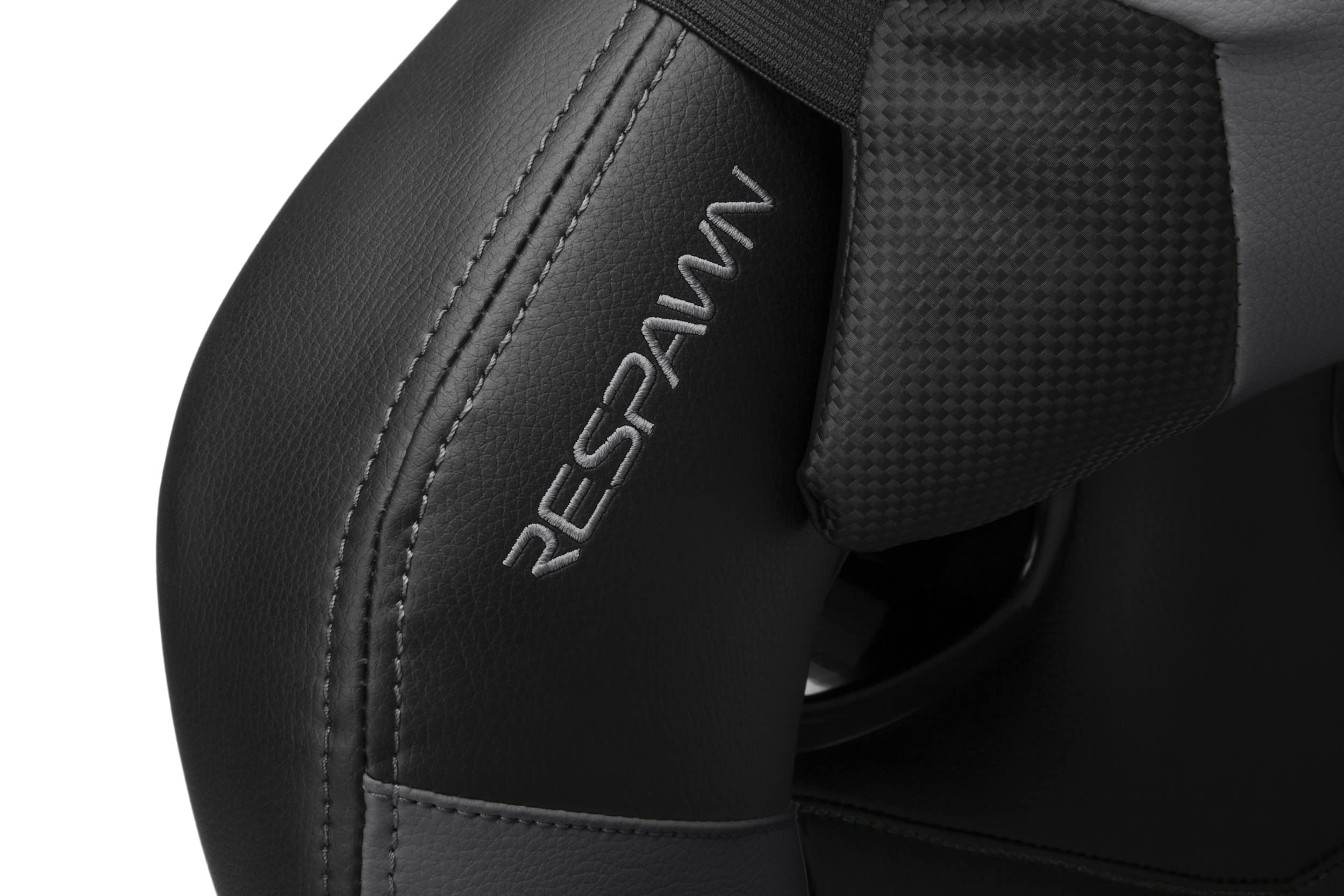 RESPAWN 110 Pro Ergonomic Gaming Chair with Adjustable Footrest & Headrest - Reclining Computer Desk Chair for Adults - Grey | Perfect for PC Gaming, Home Office & Streaming Setup