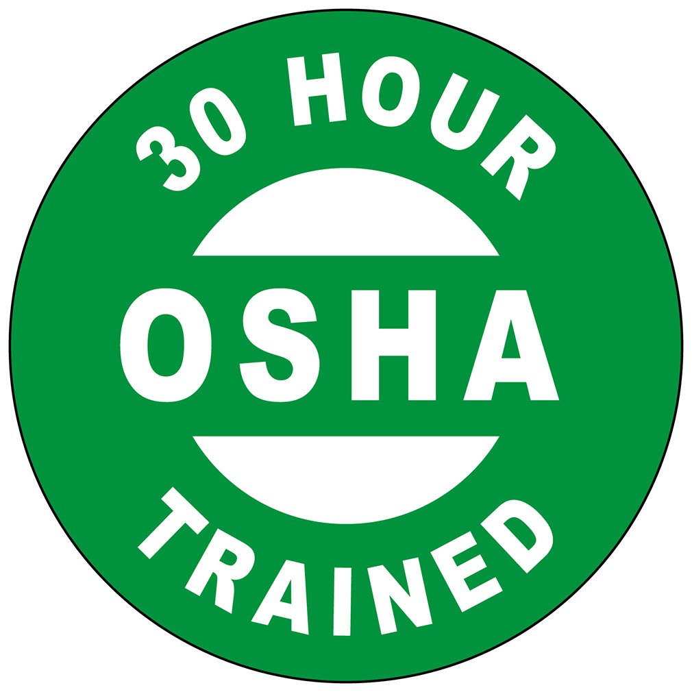 OSHA Hard Hat Labels - Durable Vinyl Stickers for Helmets & Safety Gear