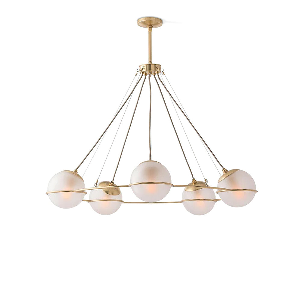 Orion Chandelier - Modern Crystal Ceiling Light Fixture for Dining Room, Living Room & Bedroom | Elegant Home Decor Lighting