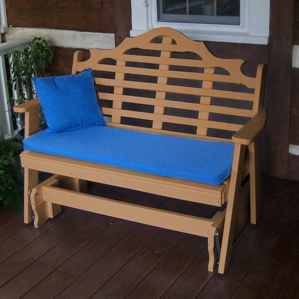 Eco-Friendly Recycled Plastic Poly Marlboro Glider Rocking Chair – Perfect for Patio, Porch, and Outdoor Relaxation