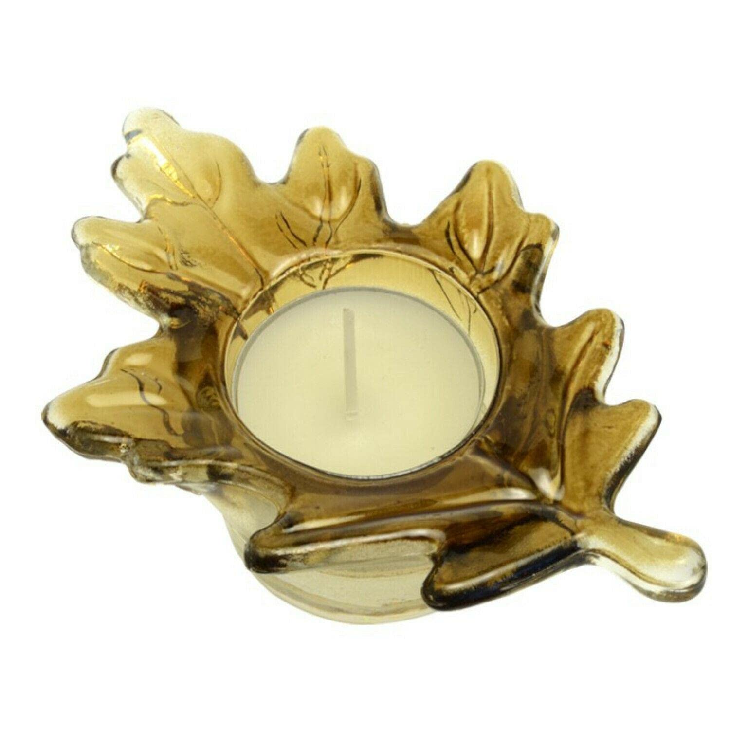 8-Piece Maple Leaf Candle Holder Set - Rustic Fall Table Decor, Halloween Centerpiece, Wall & Tabletop Candlestick Holders for Thanksgiving, Wedding, and Home Decor