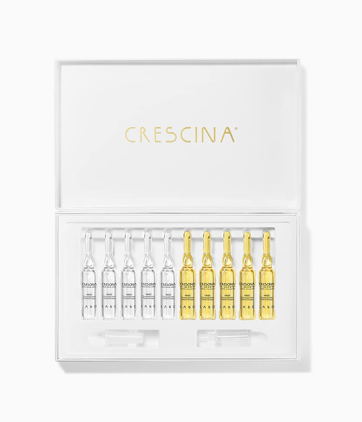 Crescina HFSC 100% Complete Hair Growth Treatment for Women - 10+10 Ampoules | Hair Loss Solution for Thinning Hair & Scalp Care | Perfect for Daily Hair Regimen & Salon Treatments