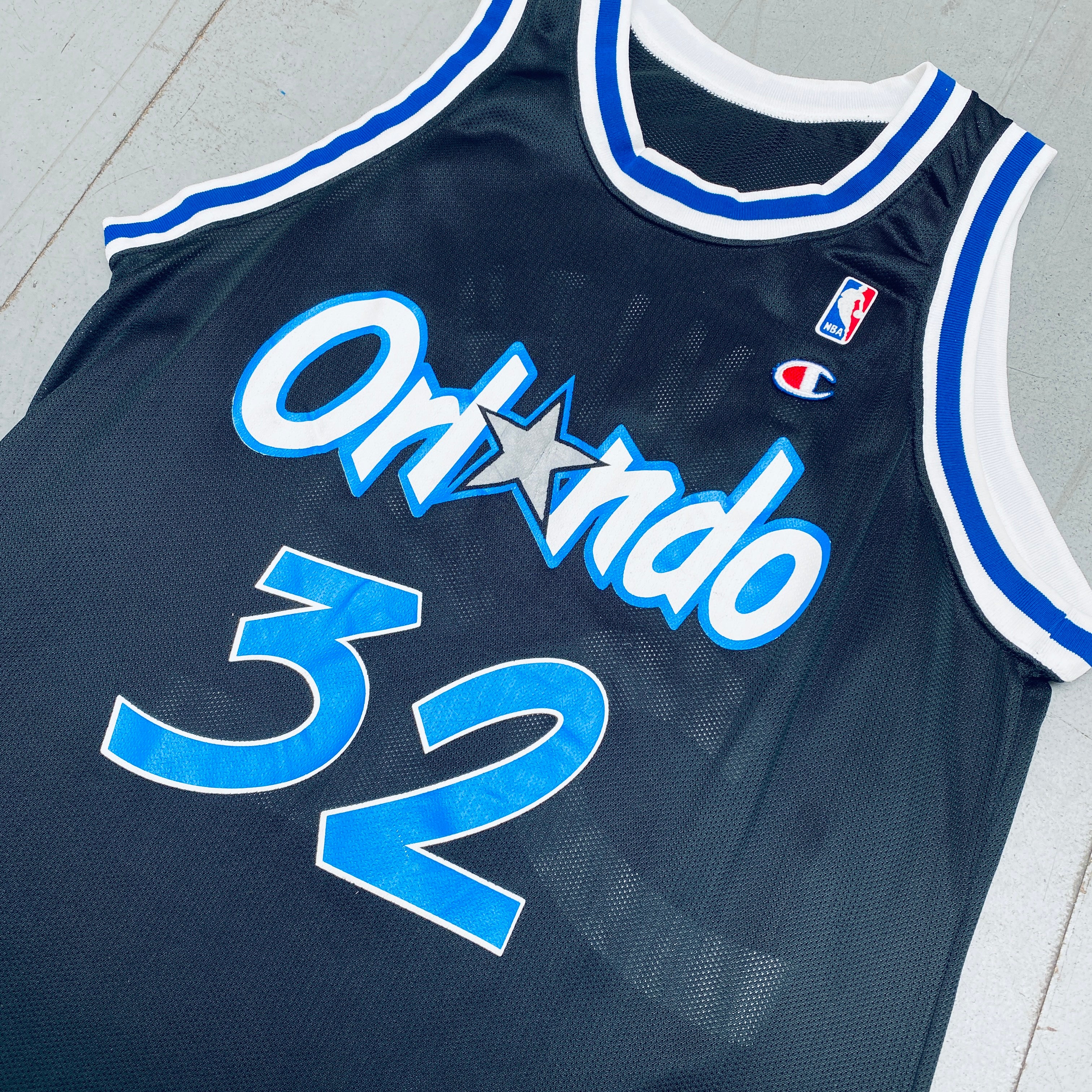 Otis Smith 1991/92 Orlando Magic Black Champion Jersey - Men's NBA Basketball Throwback Jersey for Fans & Collectors - Perfect for Game Day, Cosplay, and Sports Memorabilia Display