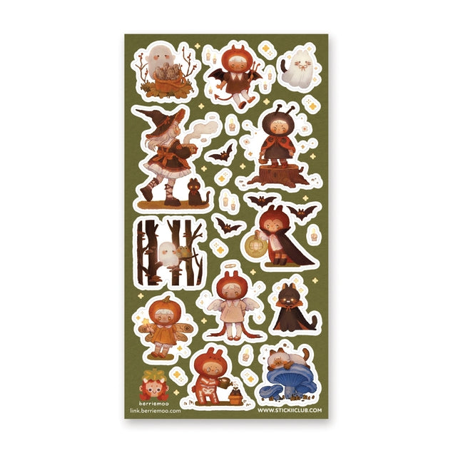 Halloween Stickers - Cute & Spooky Halloween Stickers for Scrapbooking, DIY Crafts, Party Decorations & Planner Decoration
