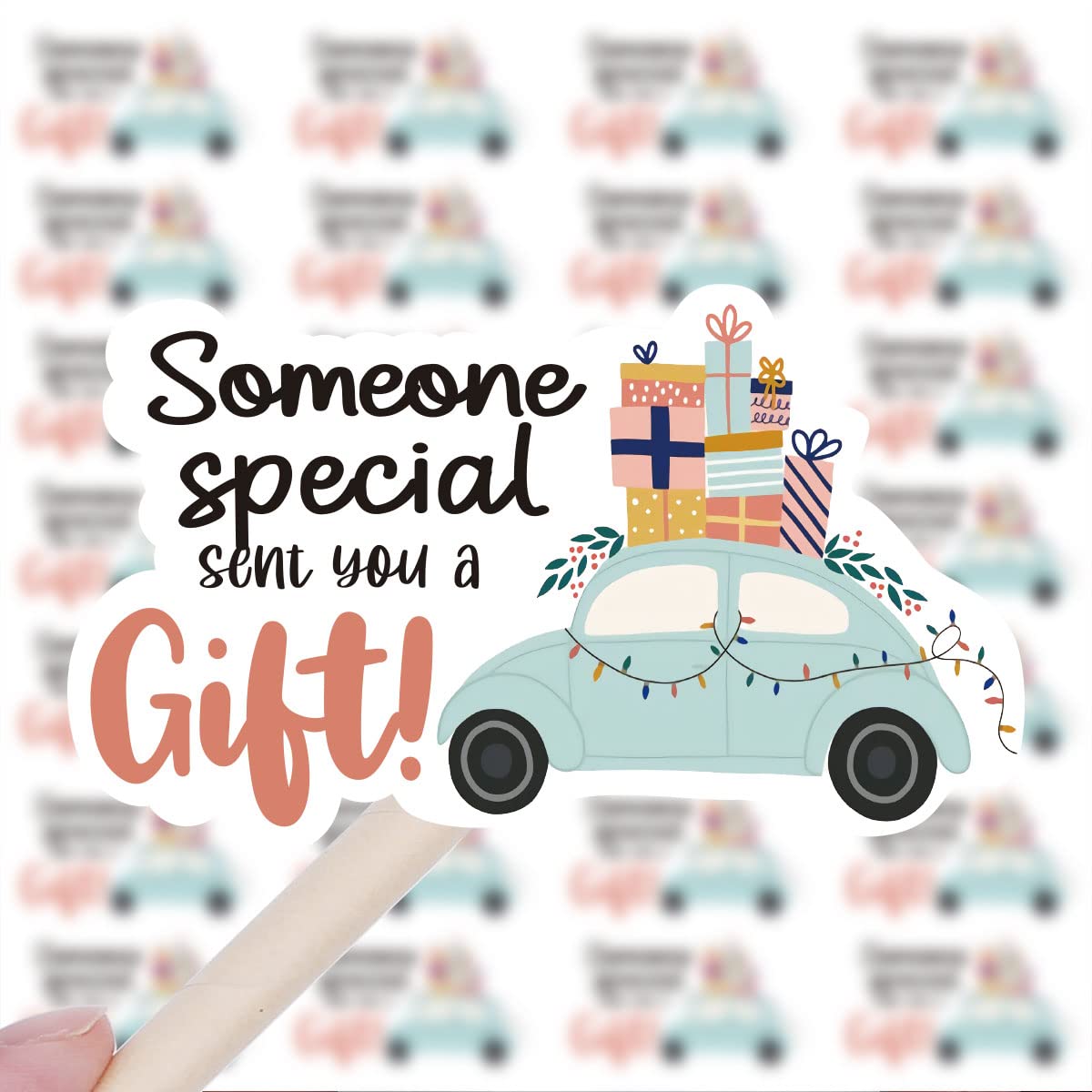 200 PCS Cute Christmas Theme Small Business Stickers for Envelopes, Packages, Handmade Goods & Bags - Perfect for Small Shop Branding & Holiday Gift Sealing (Ideal for Etsy Sellers, Online Shops & Craft Businesses)