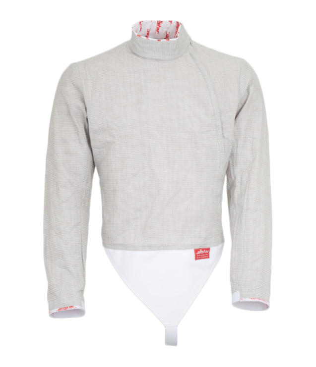 Allstar Men's Front Zip Sabre Lame Fencing Jacket - Lightweight & Durable for Competitive Fencing Practice & Tournaments