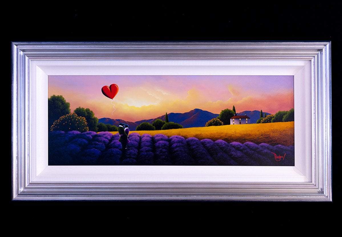 Original 'A Private Stroll' Painting - Handmade Wall Art for Home & Office Decor | Perfect for Living Rooms, Bedrooms, and Workspaces