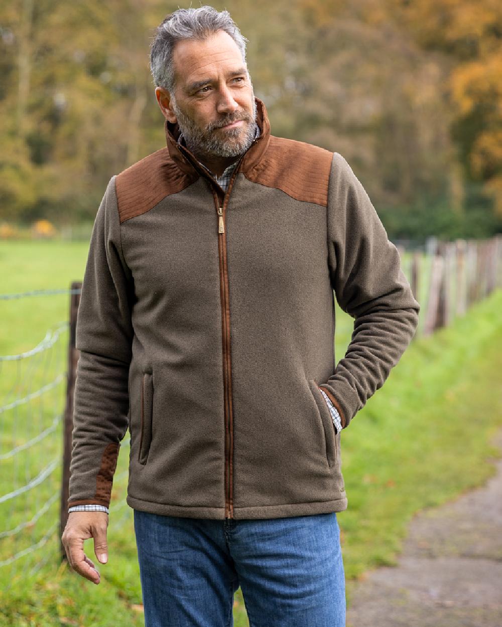 Baleno Men's Woodlands Fleece Jacket - Warm Winter Outdoor Jacket for Hiking, Camping & Casual Wear