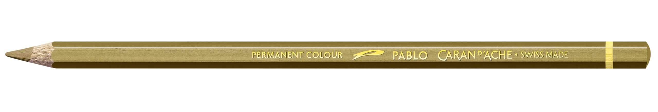 Premium Caran d'Ache Pablo Artist Colored Pencil #499 Gold (666.499) - Vibrant Metallic Shade for Professional Drawing, Sketching & Illustration - Perfect for Fine Art, Portraits & Creative Projects