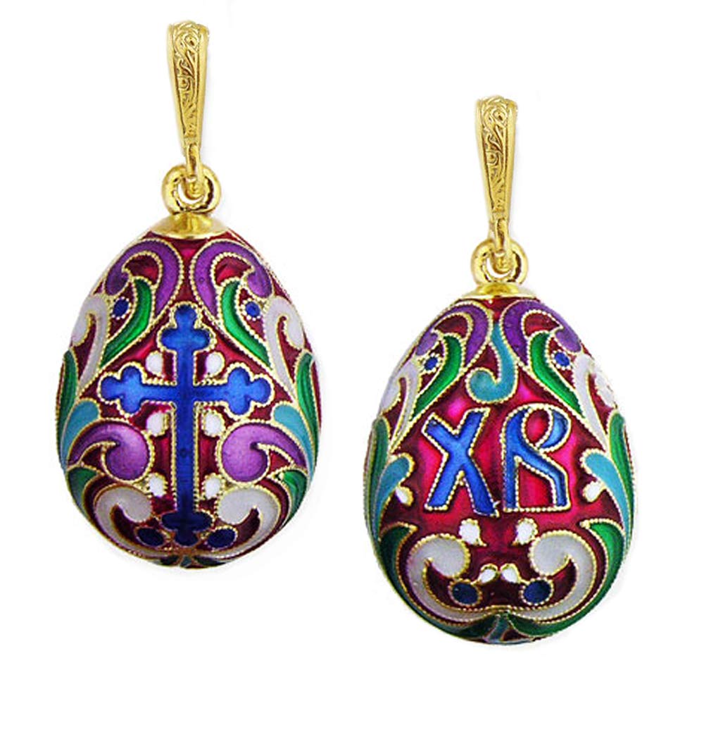 Reversible Sterling Silver Cross Pendant - 1 1/16 Inch Easter Religious Jewelry Gift for Women & Men | Perfect for Baptism, Confirmation & Easter Celebrations