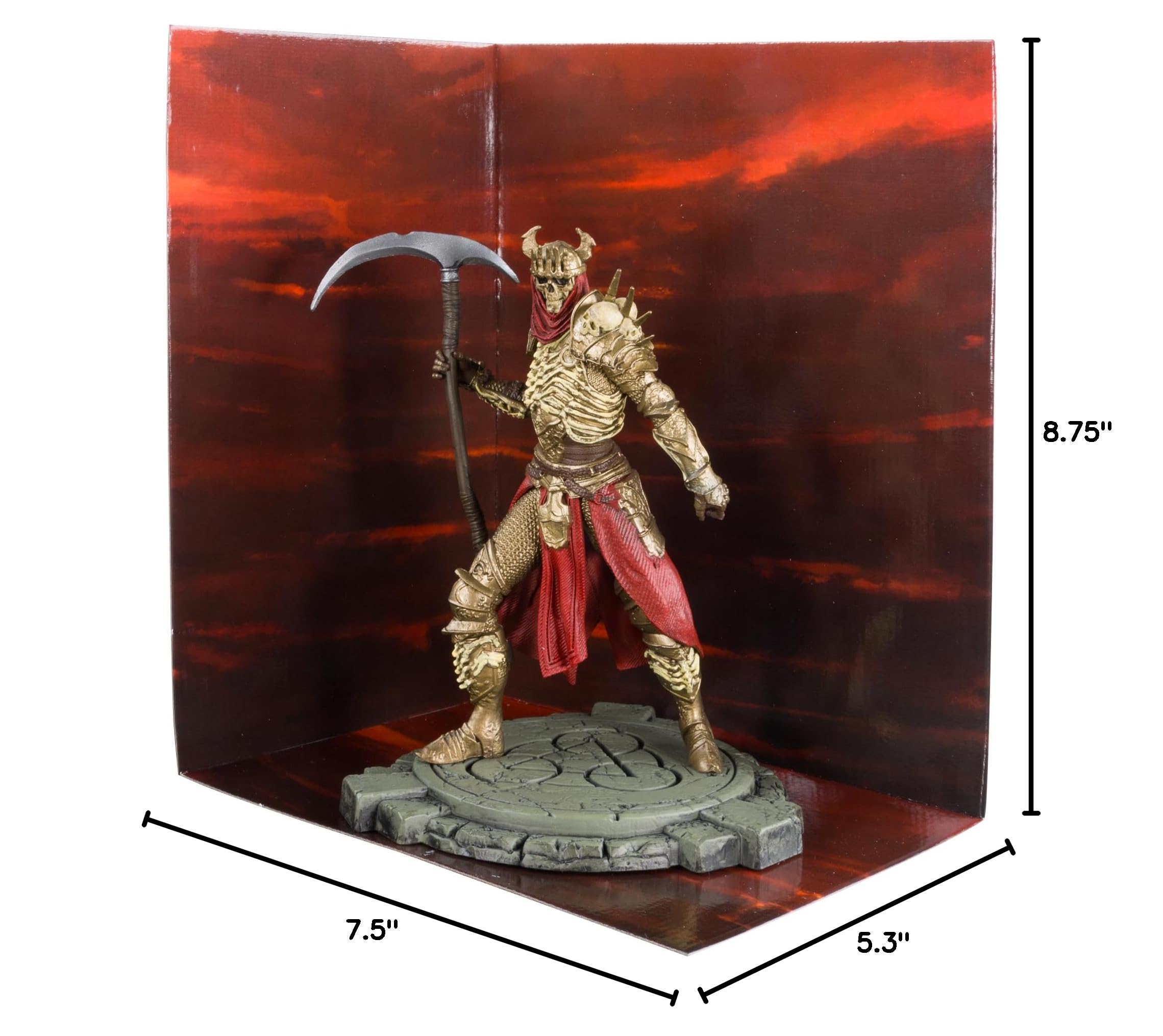 McFarlane Toys Diablo IV Summoner Necromancer Epic 1:12 Scale Action Figure - Collectible Posed Statue for Gamers & Fantasy Fans - Perfect for Display, Gaming Room Decor, and Diablo IV Merchandise Collection