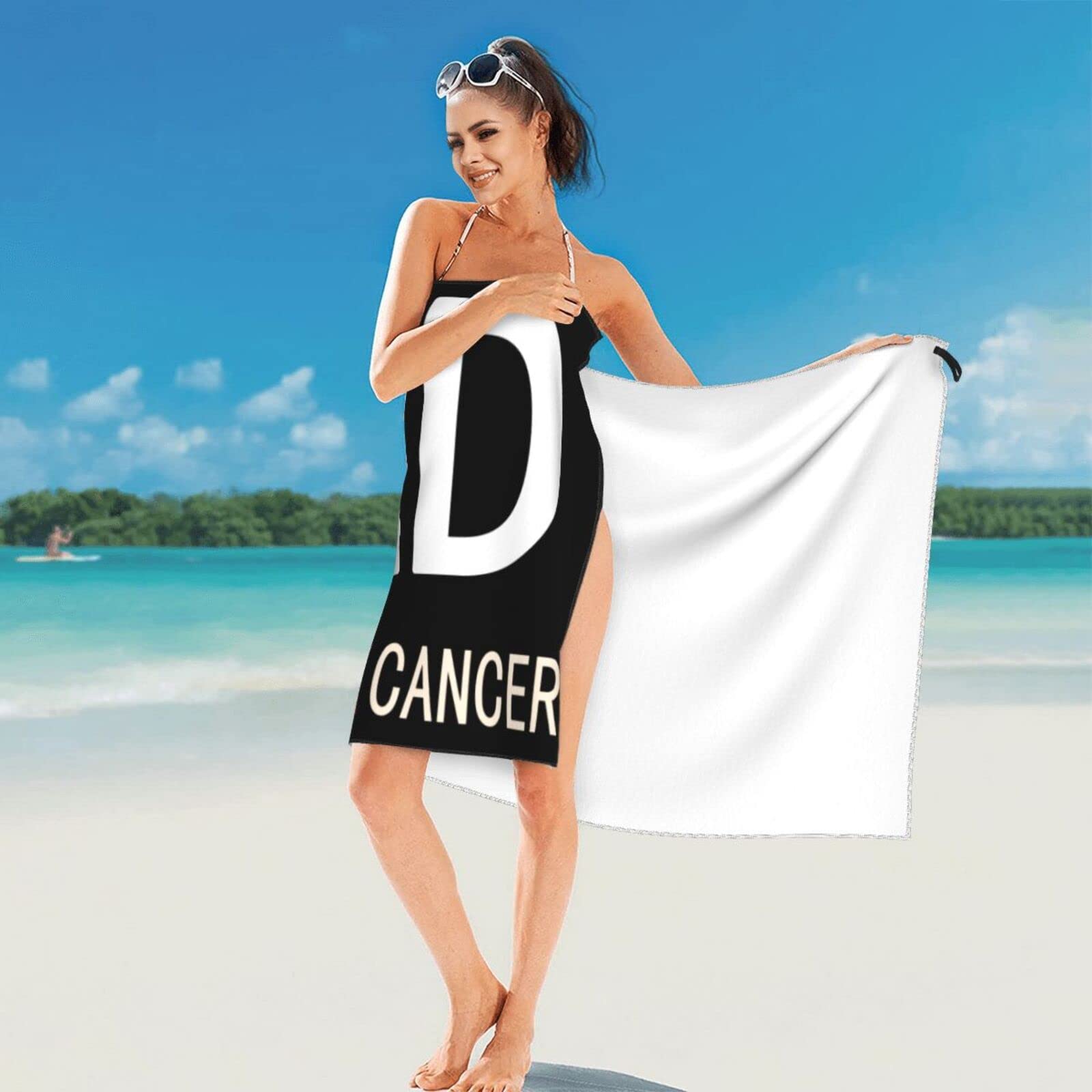 DARLEKS Oversized Microfiber Beach Towel 31.5