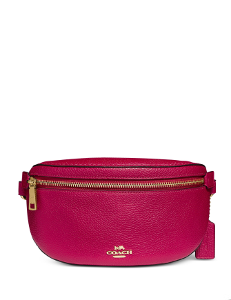 Coach Pebble Leather Fanny Pack for Women | Crossbody Bag for Travel, Gym & Everyday Use