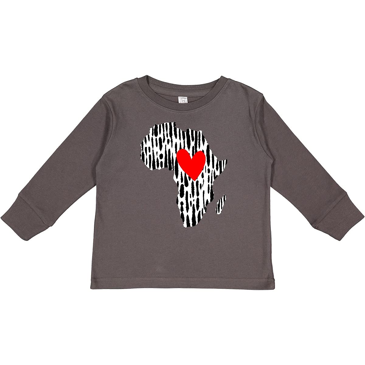 Inktastic Black History Month African Print Toddler Long Sleeve T-Shirt - Celebrate Heritage & Culture for Kids, Perfect for School, Family Gatherings & Cultural Events