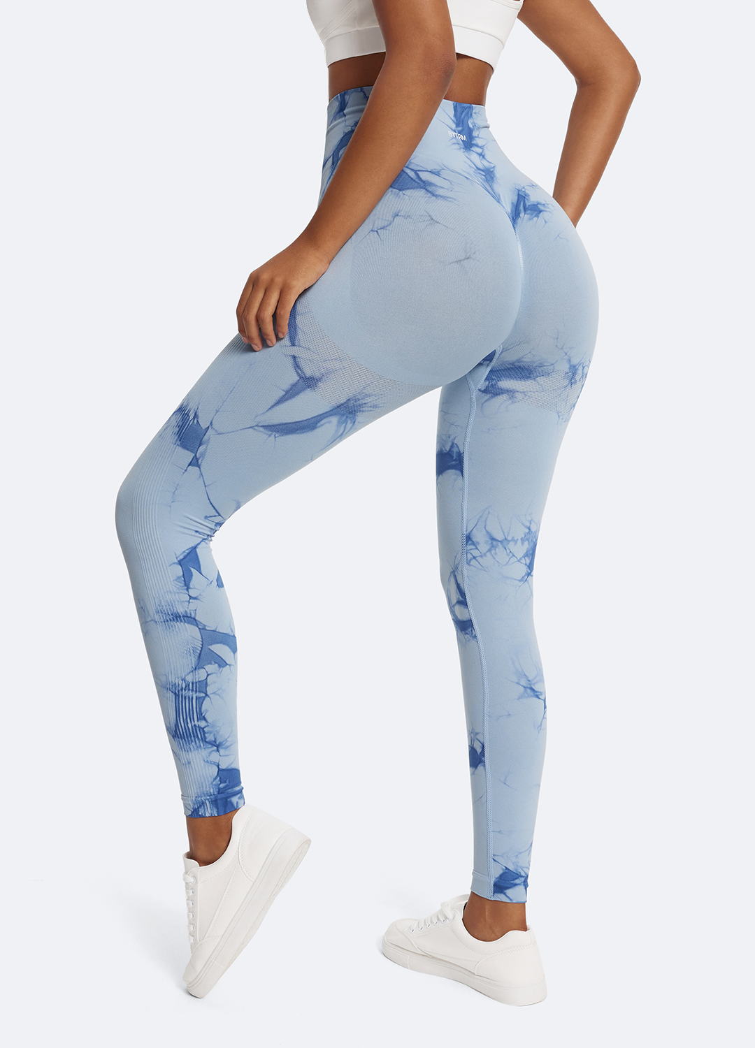 Tie Dye Yoga Leggings with Butt Lifting & Waist Shaping - High Waisted Workout Tights for Women, Gym, Running & Lounge Wear