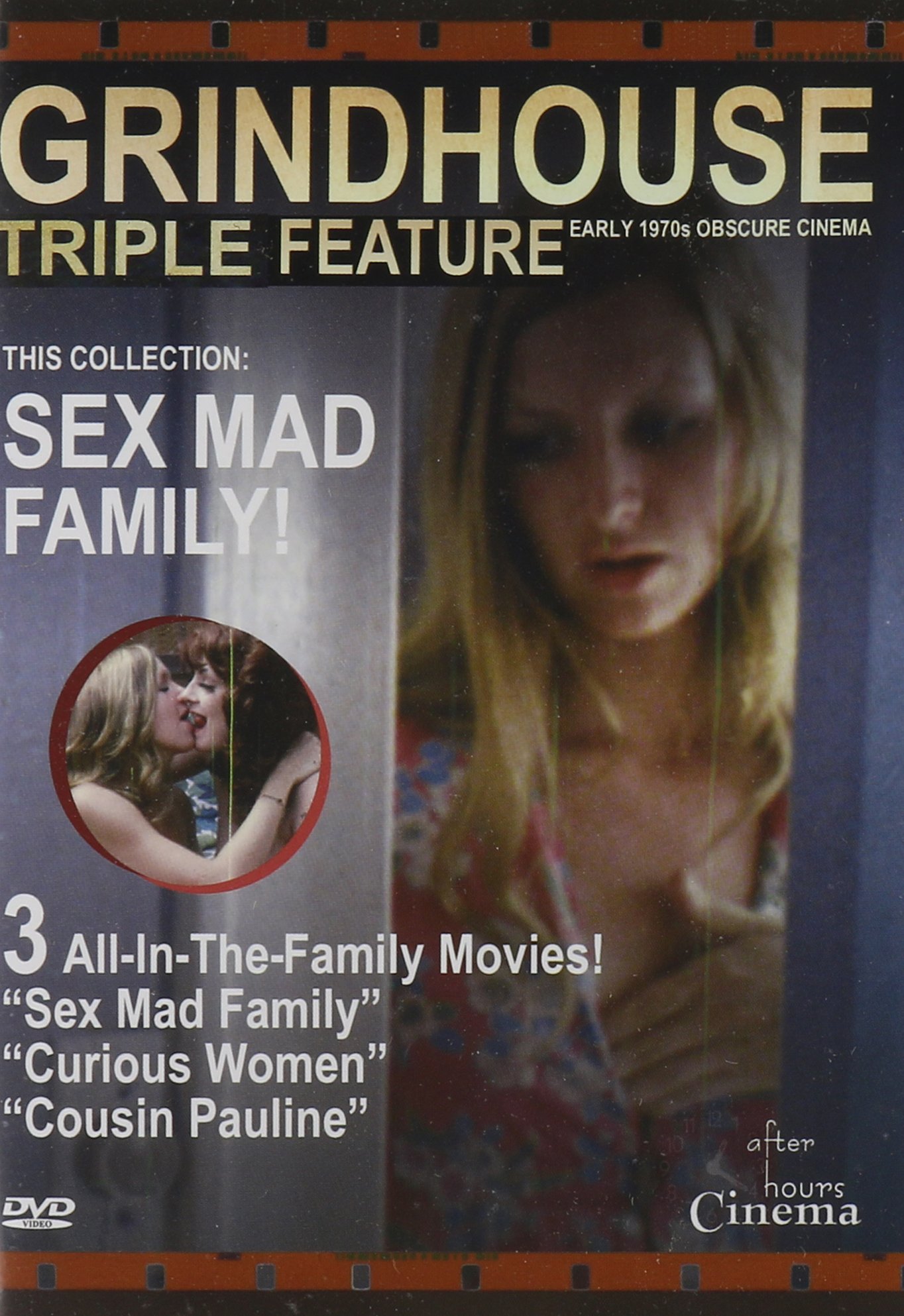 Sex Mad Family Grindhouse Triple Feature DVD - Cult Classic Horror Movies Collection for Adults - Perfect for Movie Nights & Horror Film Enthusiasts